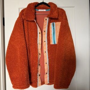Free People We the Free This and That Cardi - Snap Sherpa Jacket